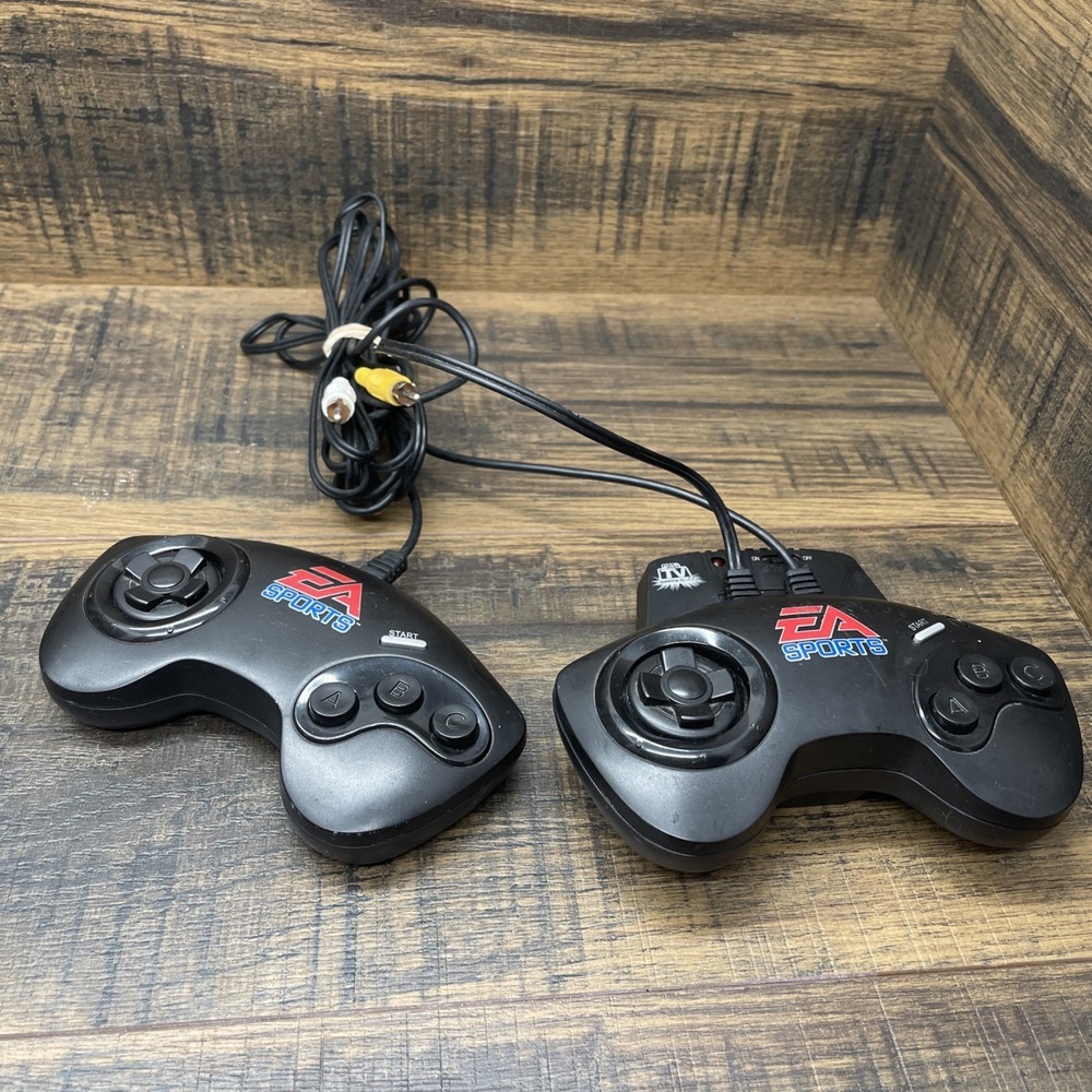 Vintage 2004 EA Sports TV Game Plug N Play Controllers Tested
